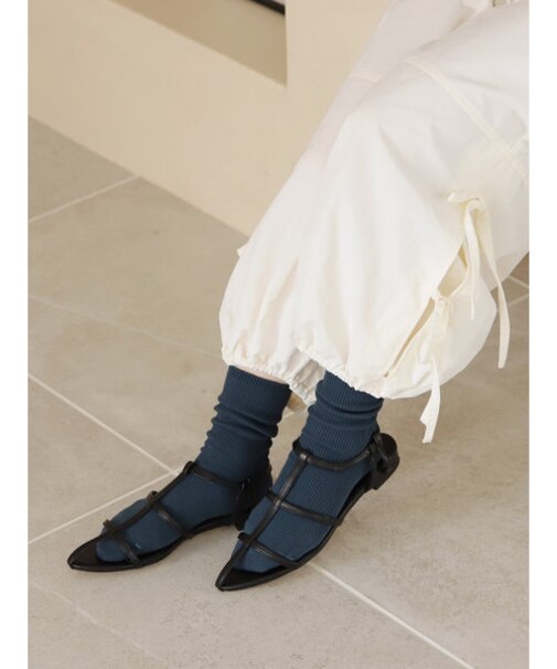 【WEB限定】すっきり細見え1×1リブソックス