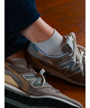 【Tabio MEN】無地アンクルスニーカー丈ソックス