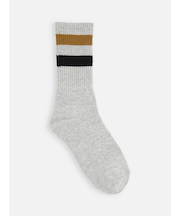 ジュニアサイズ 表糸コットン100％で毛玉が出来にくい：ラインソックス22～24cm