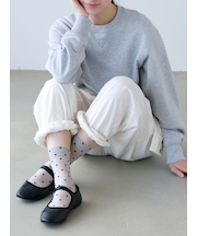 チュールハートショートソックス