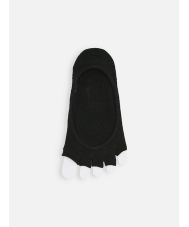 【絹肌Labo】絹紡糸指切り五本指カバーソックス