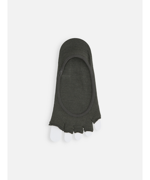 【絹肌Labo】絹紡糸指切り五本指カバーソックス