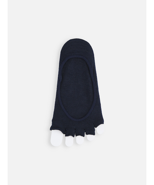 【絹肌Labo】絹紡糸指切り五本指カバーソックス