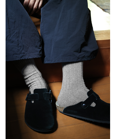 【Tabio MEN】リブパイルレギュラーソックス