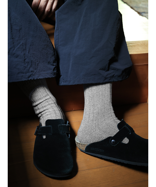 【Tabio MEN】リブパイルレギュラーソックス