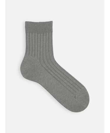 【Tabio MEN】4×2リブショートソックス