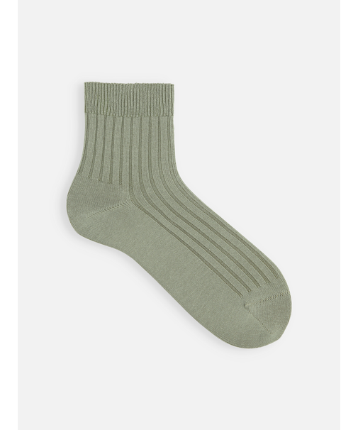 【Tabio MEN】4×2リブショートソックス