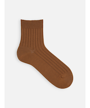 【Tabio MEN】4×2リブショートソックス