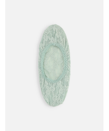 縫製花柄レースカバーソックス