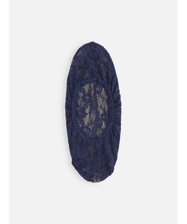 縫製花柄レースカバーソックス