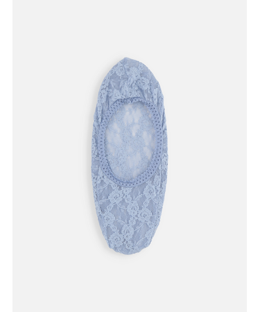 縫製花柄レースカバーソックス