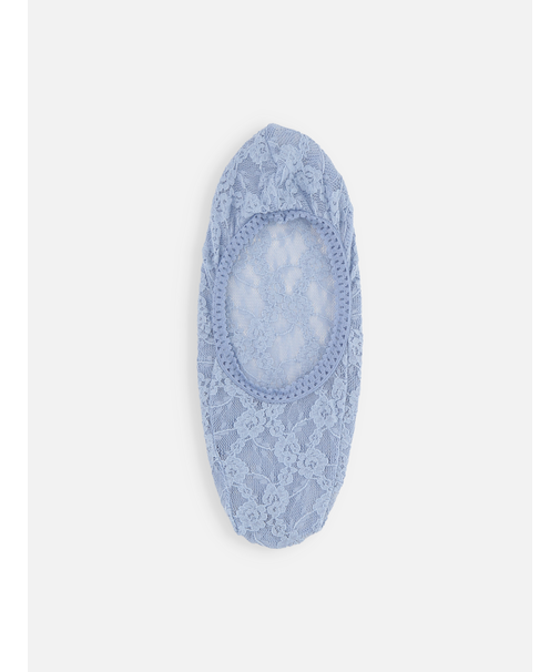 縫製花柄レースカバーソックス