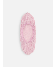 縫製花柄レースカバーソックス