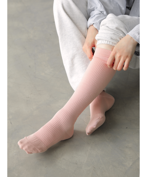 【美脚Labo】綿着圧ハイソックス