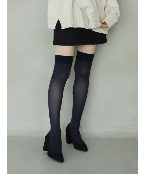 【消臭】40デニールオーバーニー