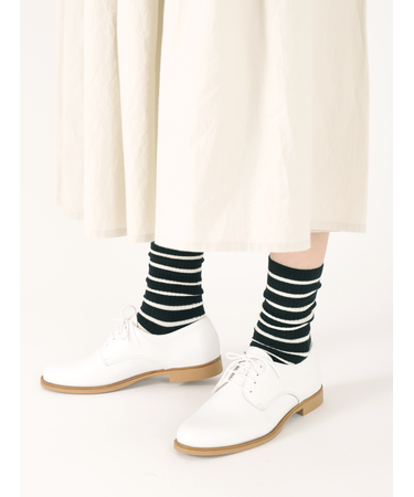 【ゴムくちソフト】リブボーダーソックス