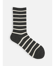 【ゴムくちソフト】リブボーダーソックス