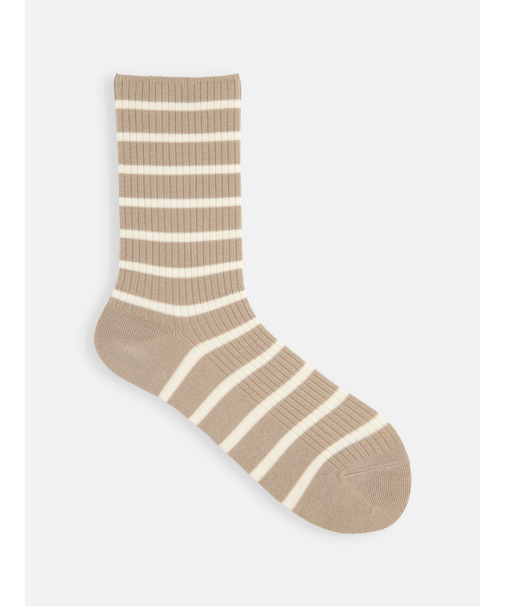 【ゴムくちソフト】リブボーダーソックス