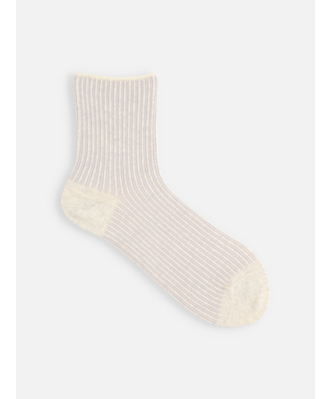 【ゴムくちソフト】ストライプショートソックス