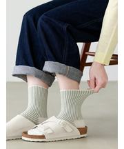 【ゴムくちソフト】ストライプショートソックス