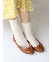 【ゴムくちソフト】足首メロウゴムなし五本指ソックス