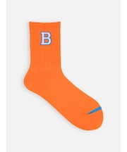 バイカラーアルファベットソックス