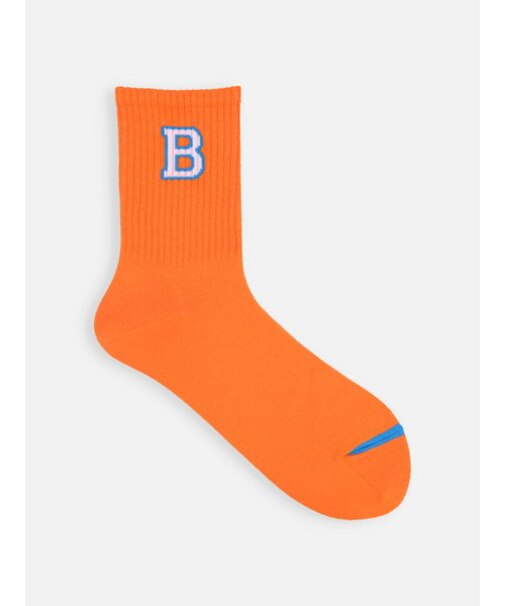 バイカラーアルファベットソックス