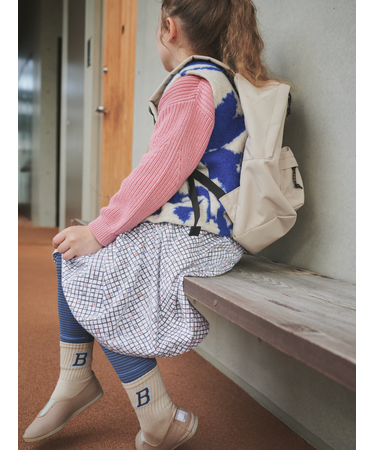 キッズ バイカラーアルファベットソックス19～21cm