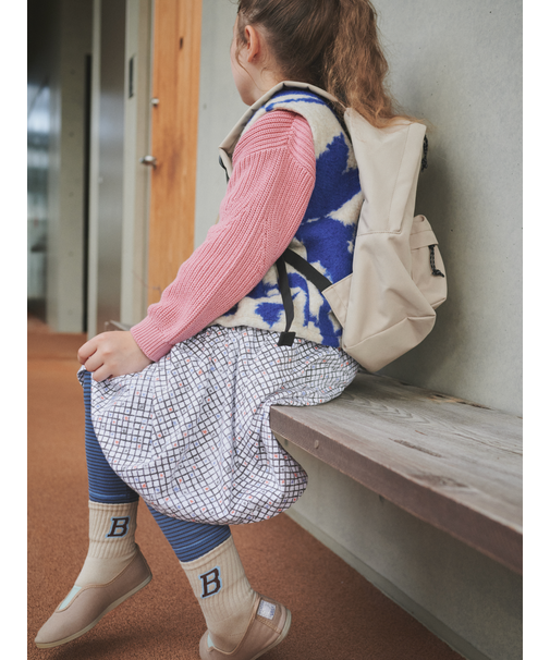 キッズ バイカラーアルファベットソックス19～21cm