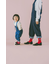 キッズ バイカラーアルファベットソックス19～21cm