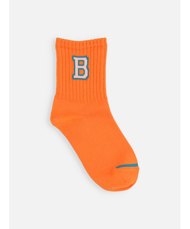 キッズ バイカラーアルファベットソックス19～21cm