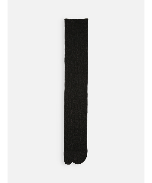 ラメリブ足袋ハイソックス