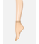 【伝線しにくい】美しい素肌感ショート丈ストッキング