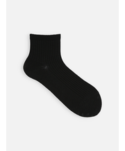 【PURE WOOL】2×2リブショートソックス