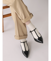 【PURE WOOL】2×2リブショートソックス