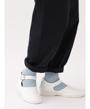 【PURE WOOL】2×2リブショートソックス