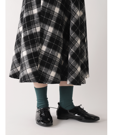 【PURE WOOL】2×2リブソックス
