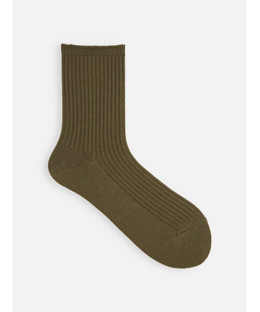 【PURE WOOL】2×2リブソックス