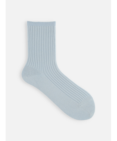 【PURE WOOL】2×2リブソックス