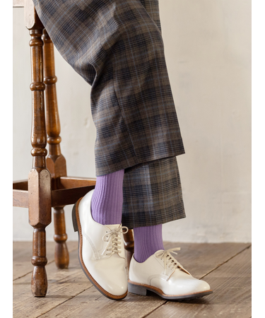 【PURE WOOL】2×2リブソックス