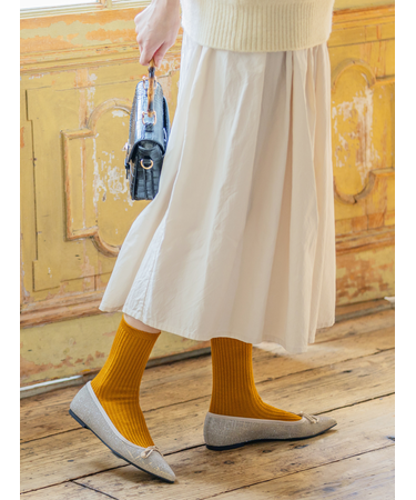 【PURE WOOL】2×2リブソックス
