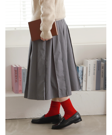 【PURE WOOL】2×2リブソックス