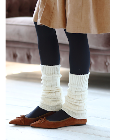 太リブルーズレッグウォーマー