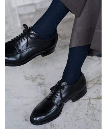 【Tabio MEN】市松リンクスレギュラーソックス