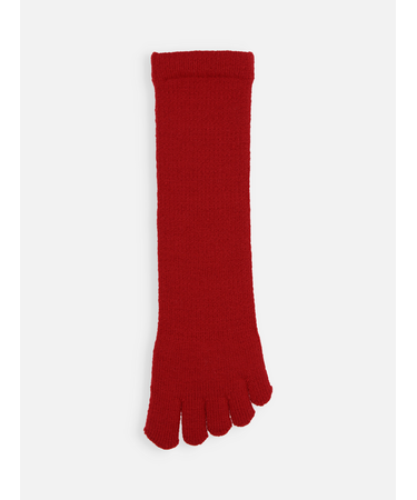 【指先までパイル】五本指パイルソックス