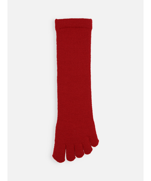 【指先までパイル】五本指パイルソックス