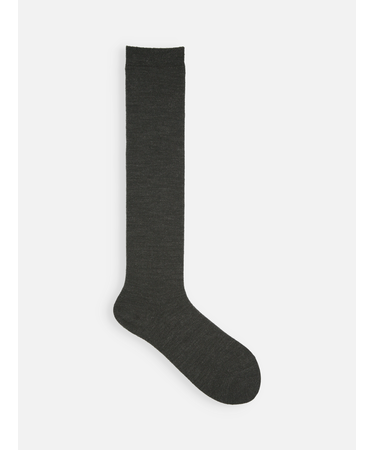 毛混ベタハイソックス