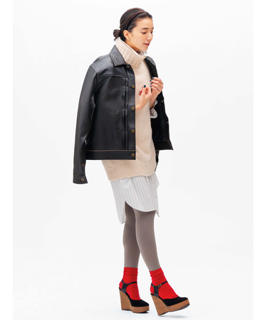 80デニール プレミアムタイツ