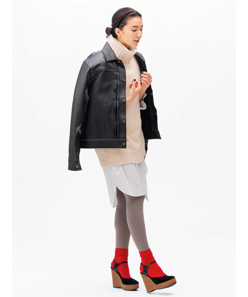 80デニール プレミアムタイツ