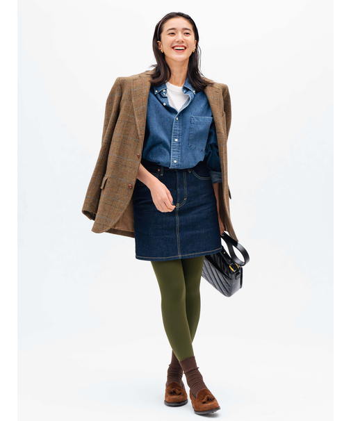 80デニール プレミアムタイツ